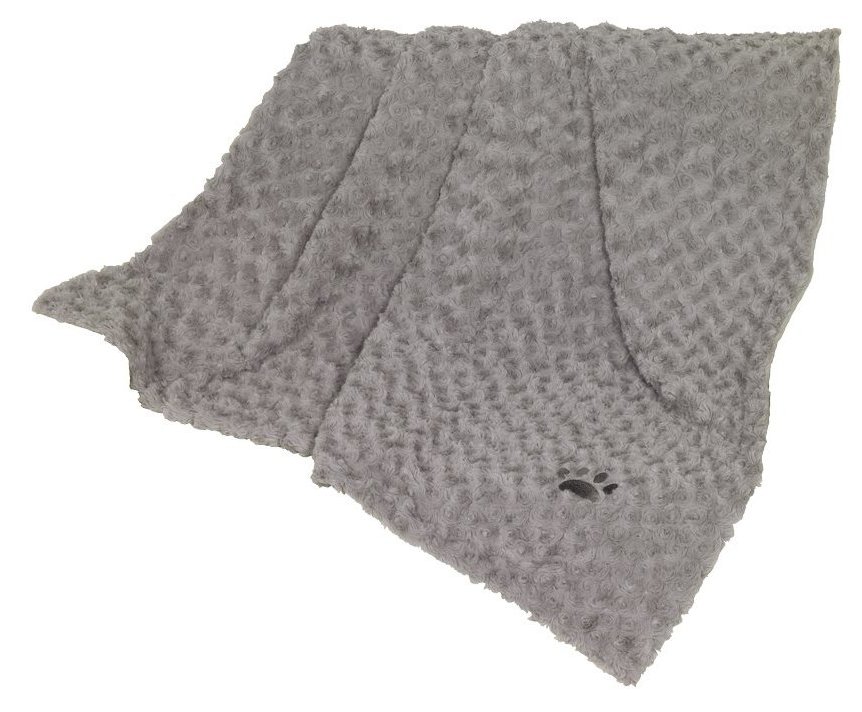 Nobby Super Soft fleecová měkká deka 100x150cm světle šedá 1 balení
