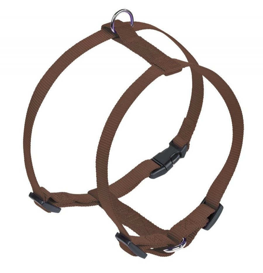 Nobby CLASSIC postroj nylon XS-S 20-35cm / 10mm hnědá 1 balení