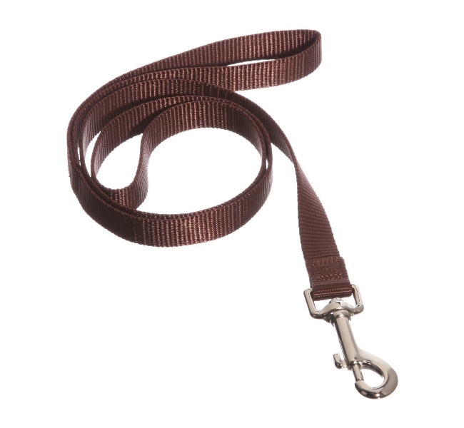 Nobby CLASSIC nylonové vodítko 120cm / 15mm hnědá 1 balení