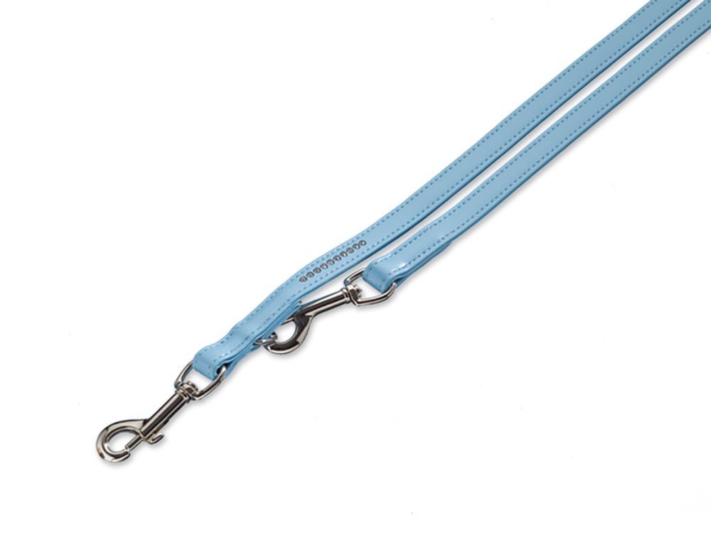 Nobby Crystal vodítko zdobené Swarovski S-M 200cm / 12mm světle modrá 1 balení
