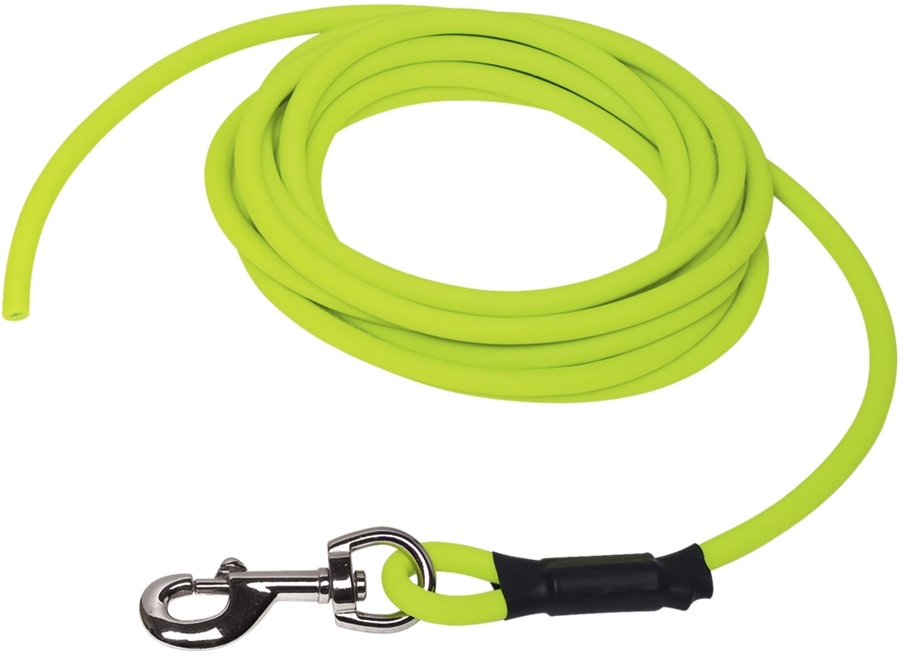 Nobby COVER kulaté stopovací vodítko bez smyčky pvc žlutá neon M-L 5m 1 balení