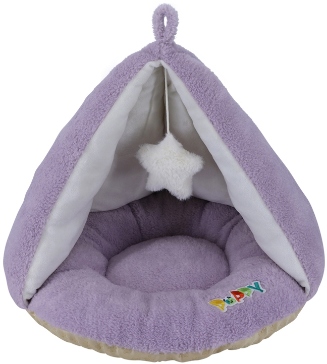 Nobby PUPPY plyšový stan pro psy růžová 50x37cm 1 balení