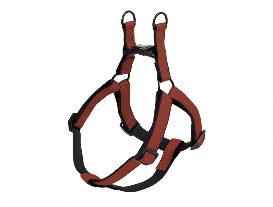 Nobby Classic Reflect Soft reflexní postroj M 50-72cm terakota 1 balení