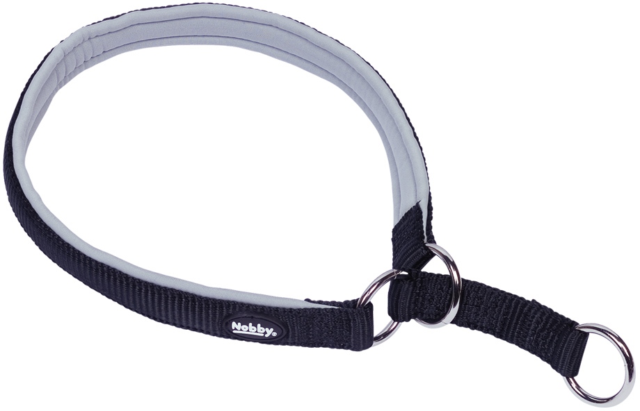 Nobby CLASSIC PRENO polostahovací obojek polstrovaný šedá XL 60-70cm 1 balení