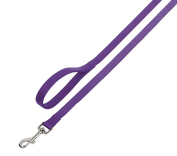 Nobby CLASSIC nylonové vodítko 120cm / 15mm fialová 1 balení