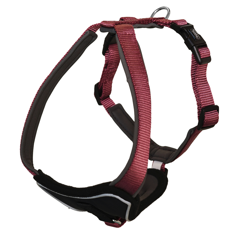 Nobby Komfortní postroj Classic Preno, bordó, D: 50-60 cm; Š: 30 mm 1 balení