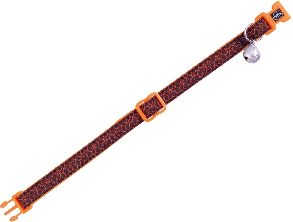 Nobby Design Orange obojek s rolničkou pro kočky oranžový 1ks 1 balení