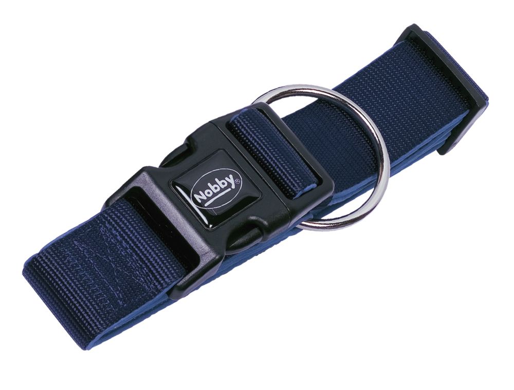 Nobby CLASSIC PRENO extra široký obojek neoprén tmavě modrá XL 55-70cm 1 balení