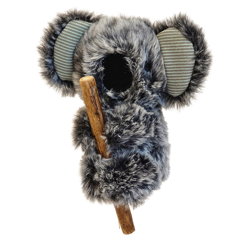 Nobby hračka kočka Plyšová koala s tyčinkou Matattabi 13 cm 1 balení