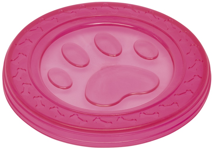 Nobby hračka pro psy termoplastická guma frisbee růžové 22cm 1 balení