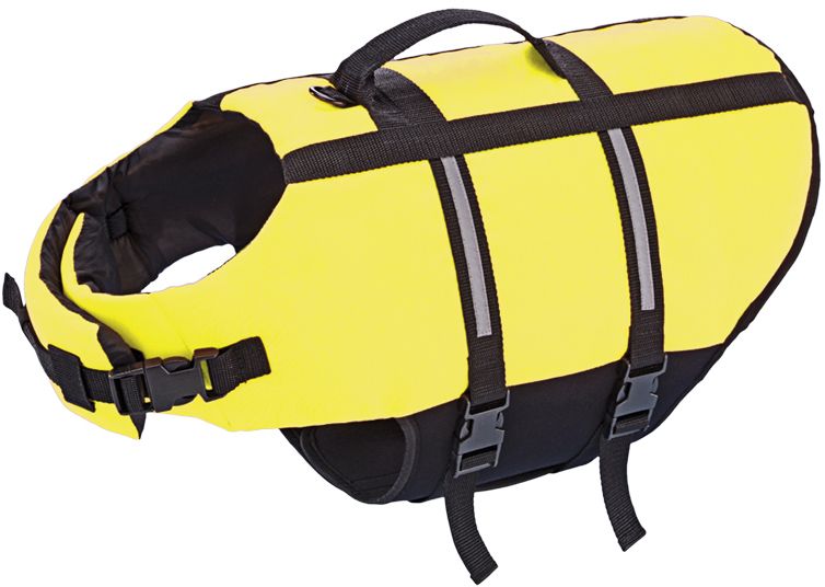 Nobby Elen záchranná plovací vesta pro psa neon žlutá S-30cm 1 balení