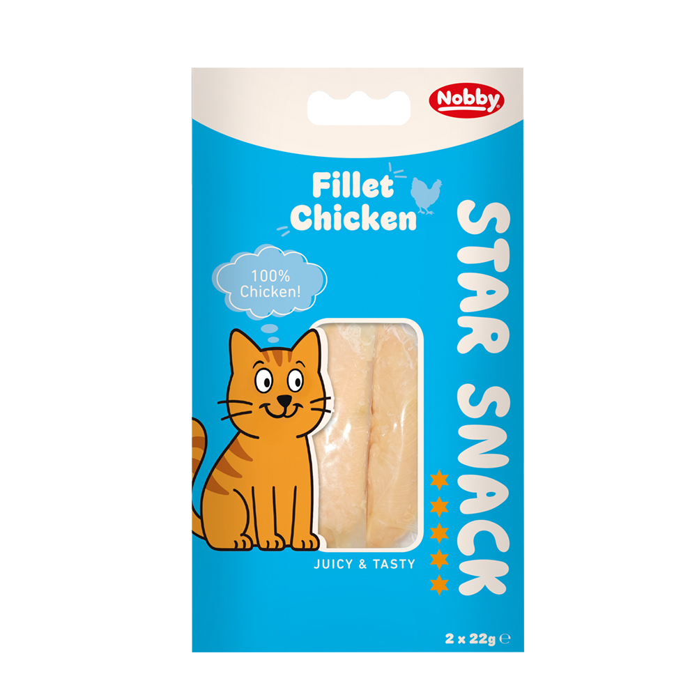 Nobby StarSnack FILLET kuřecí, cca 2 x 22 g 1 balení