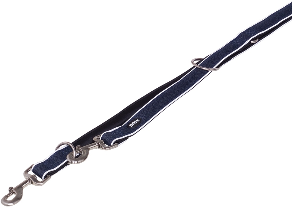 Nobby CAYO vodítko nylon-neopren modrá L-XL 200cm 1 balení