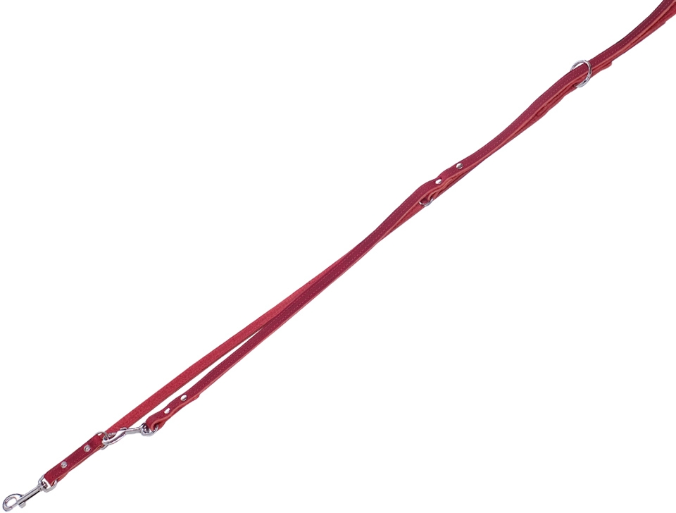 Nobby kožené přepínací vodítko TABIL vel. L-XL 2m / 18mm červená 1 balení