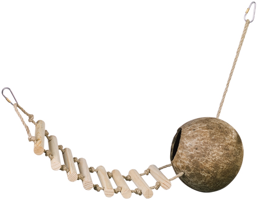 Nobby kokosový domek s žebříkem 65 cm 1 balení