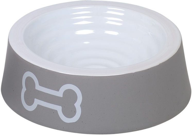 Nobby keramická miska BIG BONE šedo-bílá 20,0 x 6.0 cm / 0,45 l 1 balení