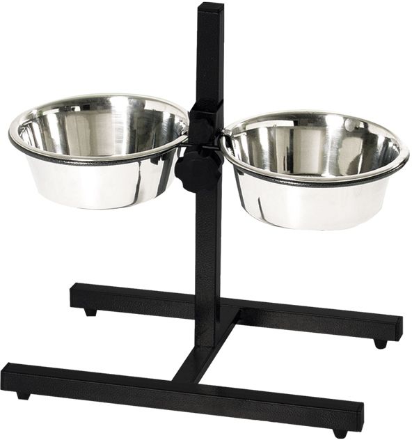 Nobby psí bar L, výška 12-60cm, 2x miska 4,0l 1 balení