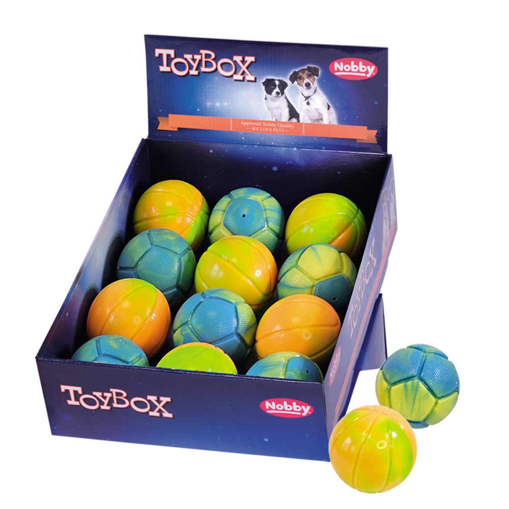 Nobby TOYBOX TPR míček 12 ks / 8 cm 1 balení