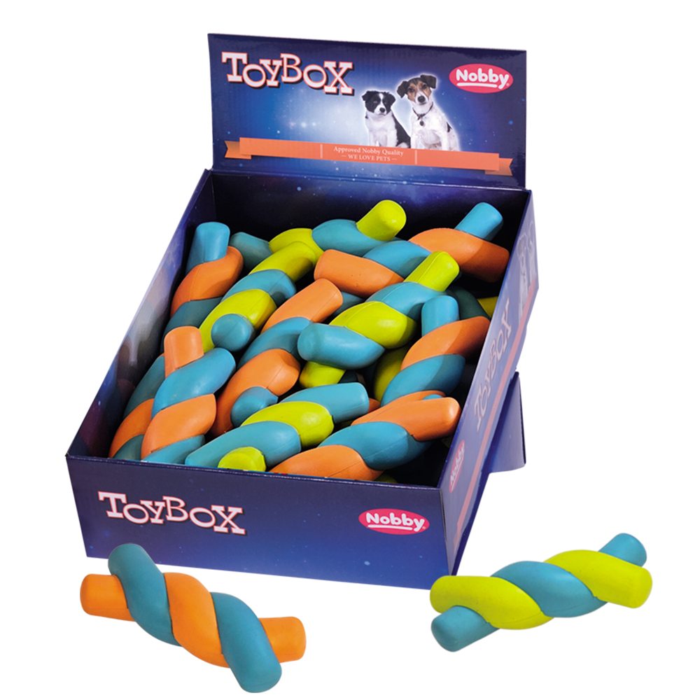 Nobby TOYBOX Gumový spletenec 18 ks / 15 cm 1 balení