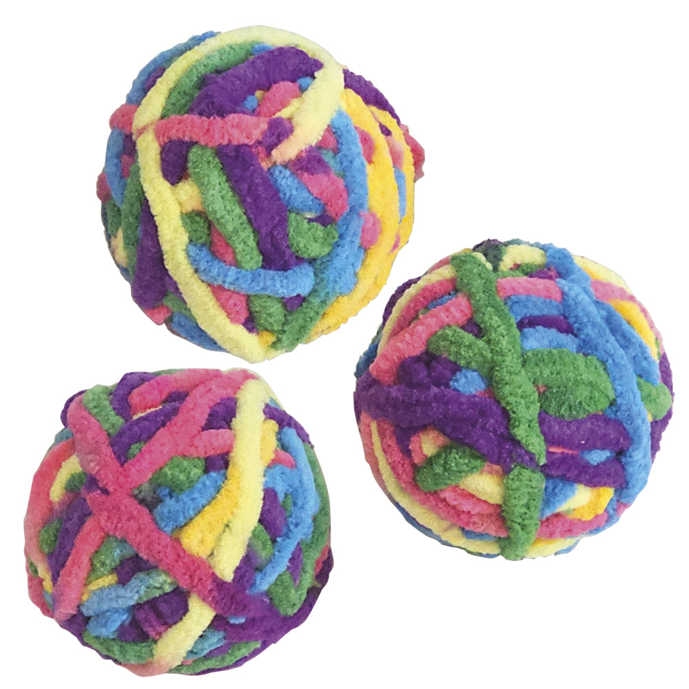 Nobby TOYBOX hračka kočky Vlněná koule 6 cm 20 ks 1 balení