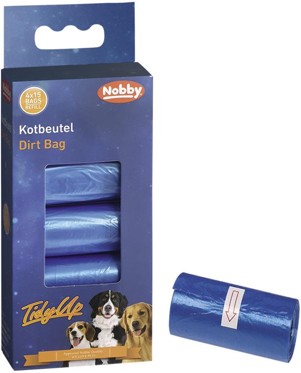 Nobby TidyUp sáčky na exkrementy modré 4 role 1 balení