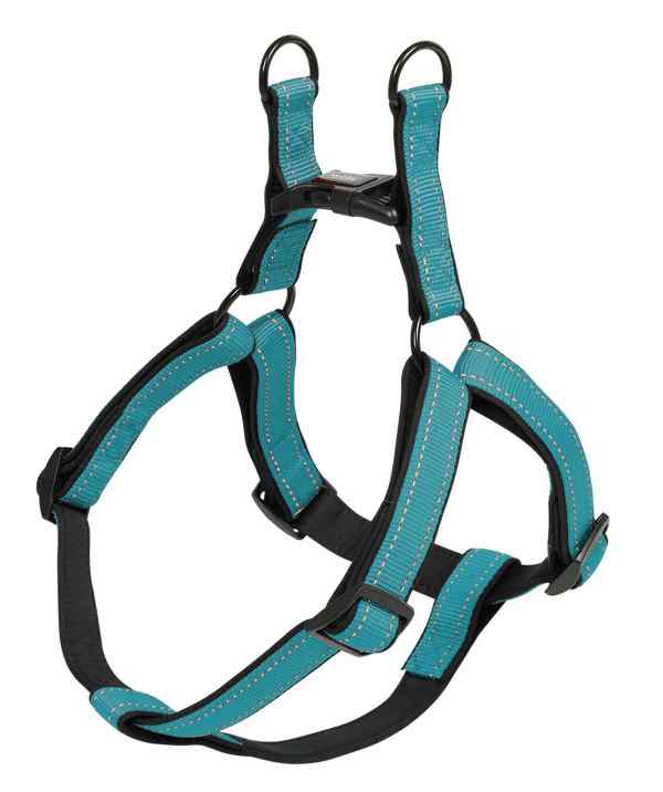Nobby Classic Reflect Soft reflexní postroj L 60-86cm tyrkysová 1 balení