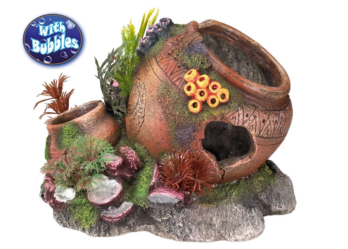 Nobby vzduchovací akvarijní dekorace váza 17,5 x 13,2 x 13 cm 1 balení
