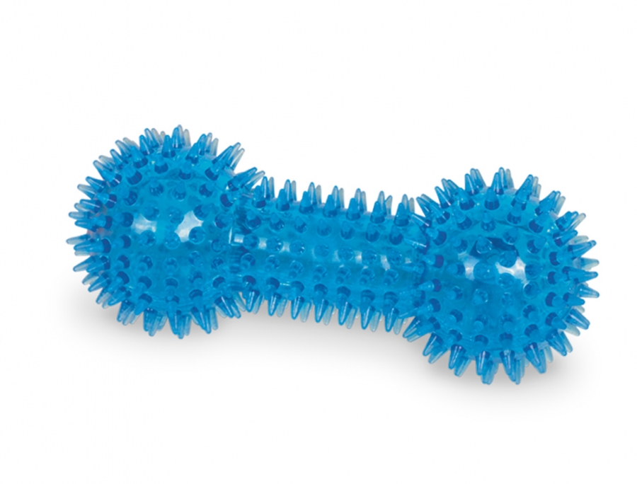 Nobby TRP Dumbbell hračka činka 15cm modrá 1 balení
