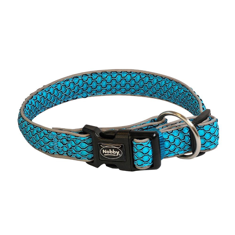 Nobby Obojek MESH AIR XS-S 20 mm 25-35 cm světle modrá 1 balení