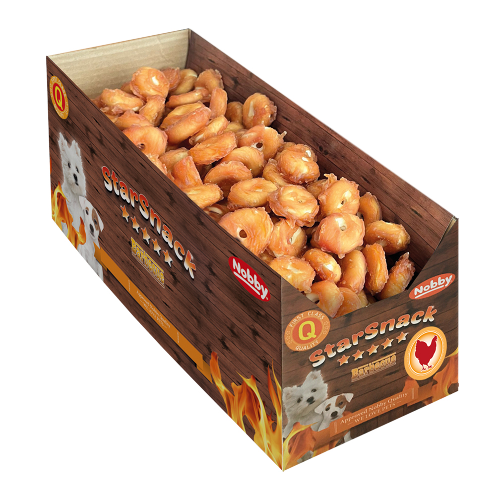 Nobby StarSnack Barbecue Biscuit Donut Chicken MINI 3,5 cm / 3,12 kg 1 balení
