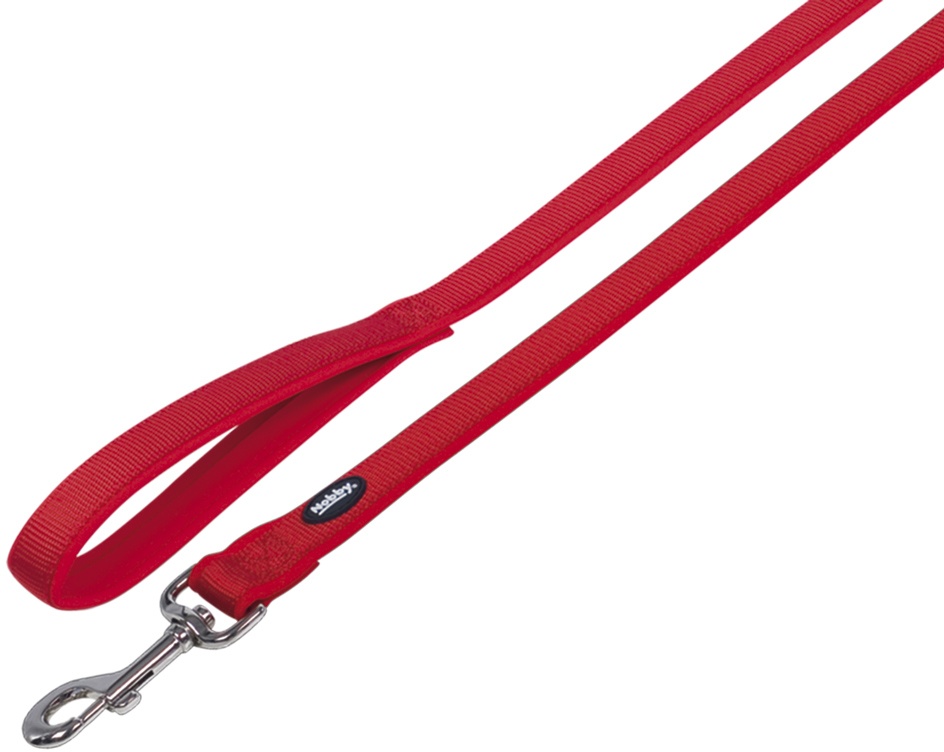 Nobby CLASSIC PRENO vodítko neoprén M/L 120cm červené 1 balení