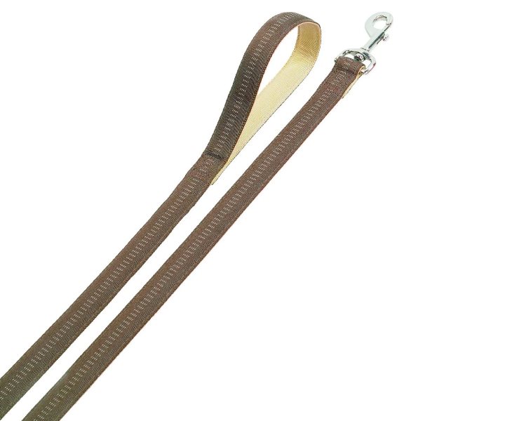 Nobby SOFT GRIP vodítko nylon 120cm / 25mm hnědá 1 balení
