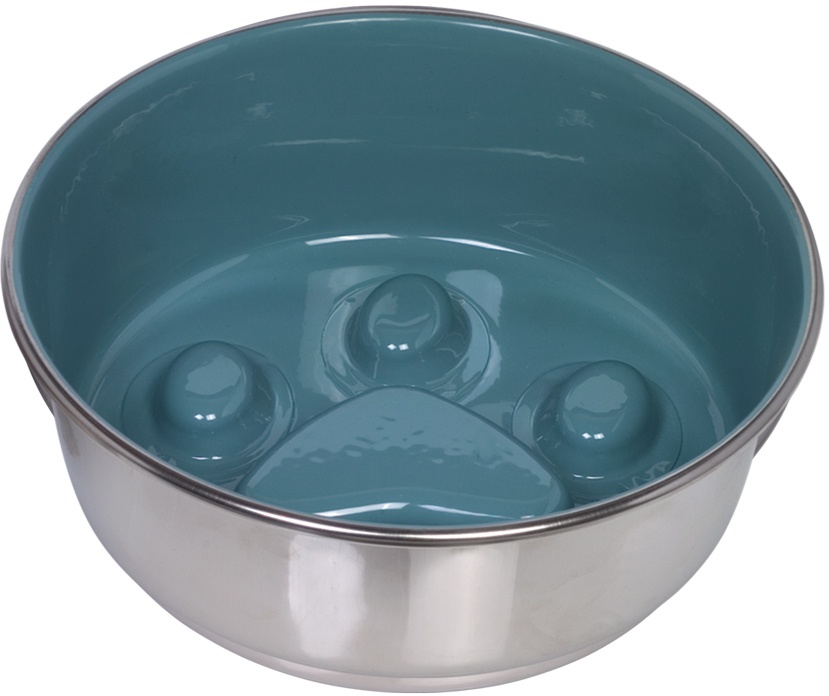 Nobby PAW protihltací miska šedozelená nerez 20 cm 1,6 l 1 balení