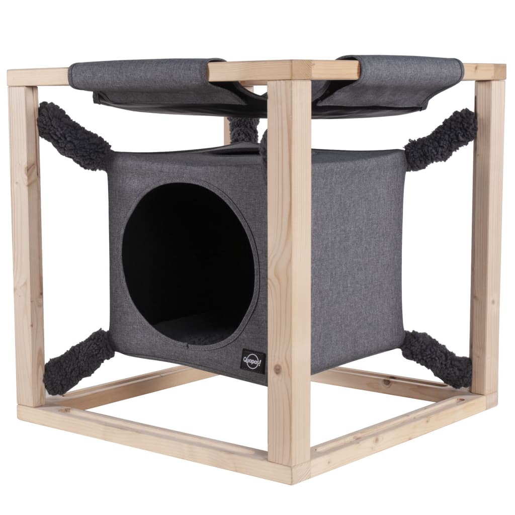 Odpočívadlo Quapas! Catcube M šedá 1 balení