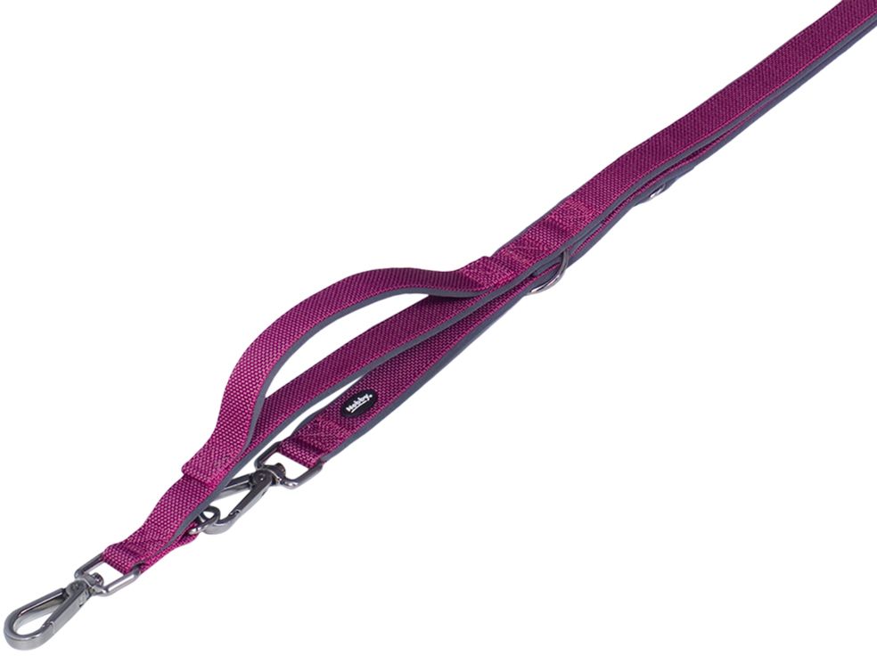 Nobby CLASSIC PRENO ROYAL vodítko neoprén malina L-XL 200cm 1 balení