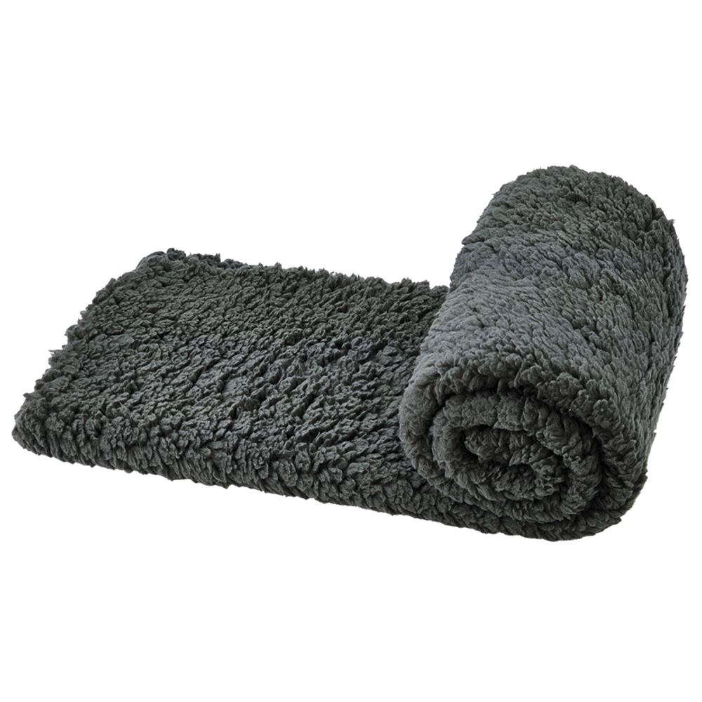 Nobby přehoz TEDDY Classic 100 x 150 cm tmavě šedá 1 balení