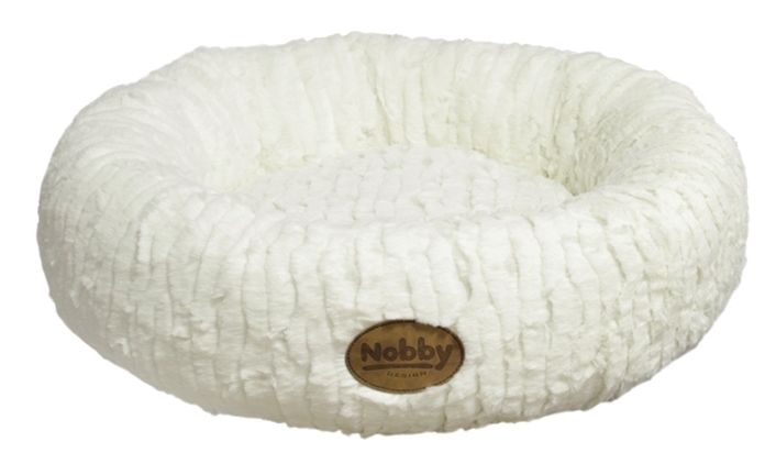 Nobby Nova donut plyšový pelíšek bílý 45cm 1 balení