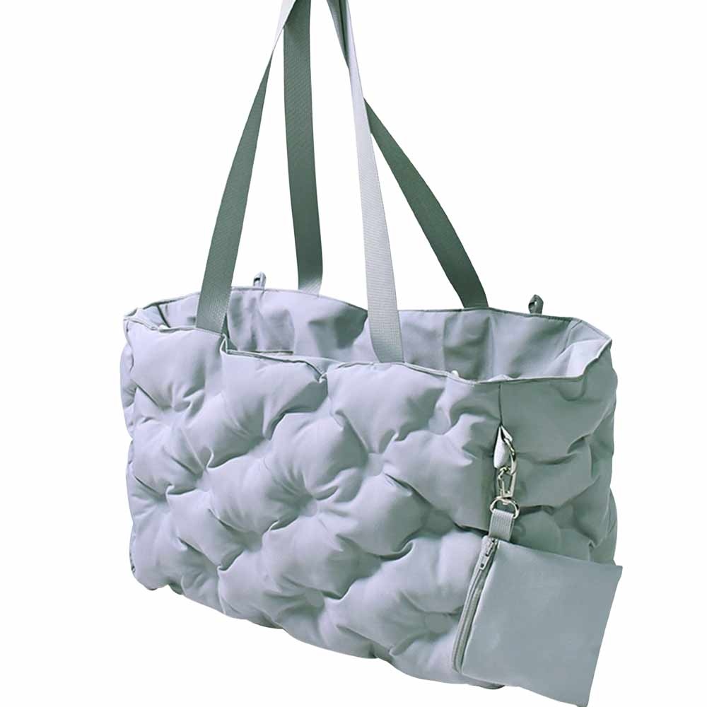 Nobby taška PILLOW 40 x 20 x 25 cm světle šedá 1 balení
