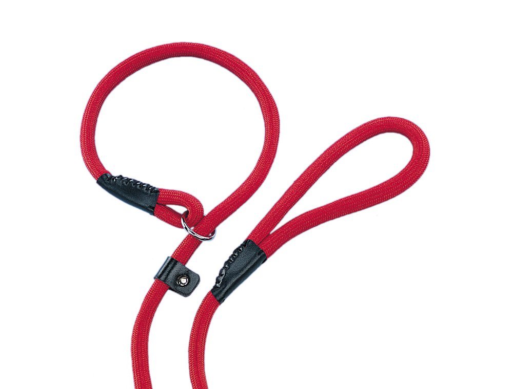 Nobby FUN vodítko s obojkem 170cm / 9mm červená 1 balení
