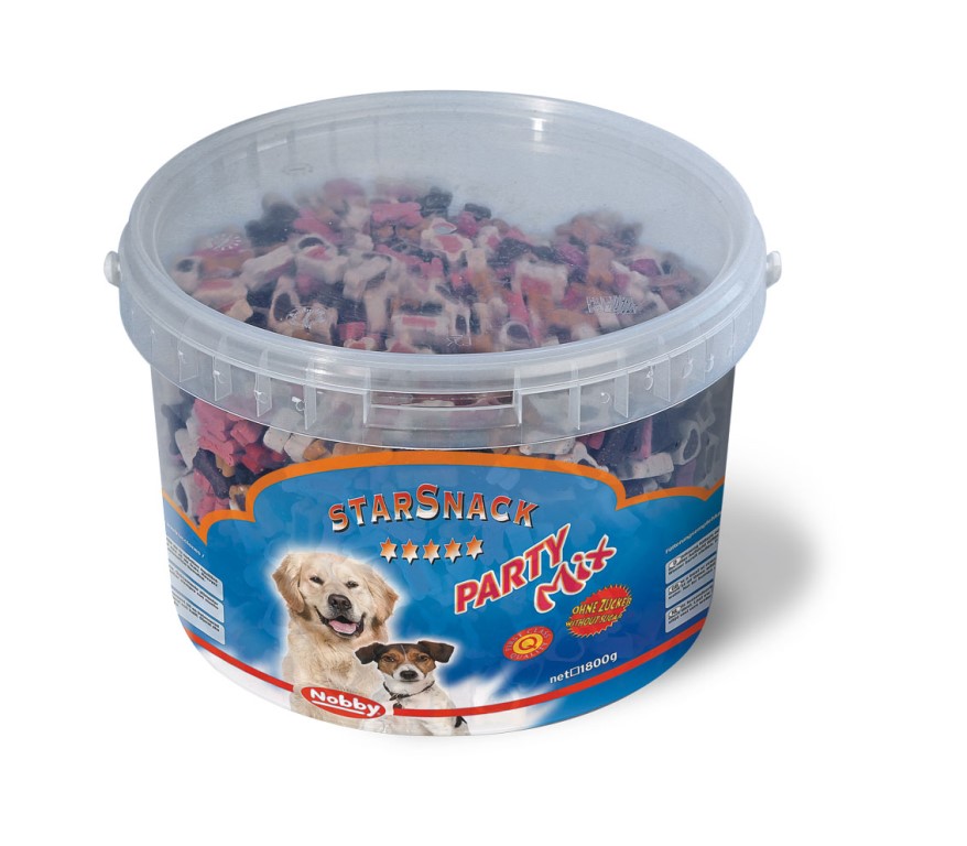 Nobby StarSnack Party Mix kyblík pamlsky 1,8kg 1 balení
