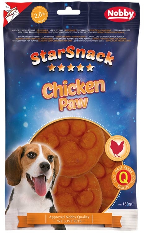 Nobby StarSnack BBQ pamlsky Kuřecí tlapky 130g 1 balení