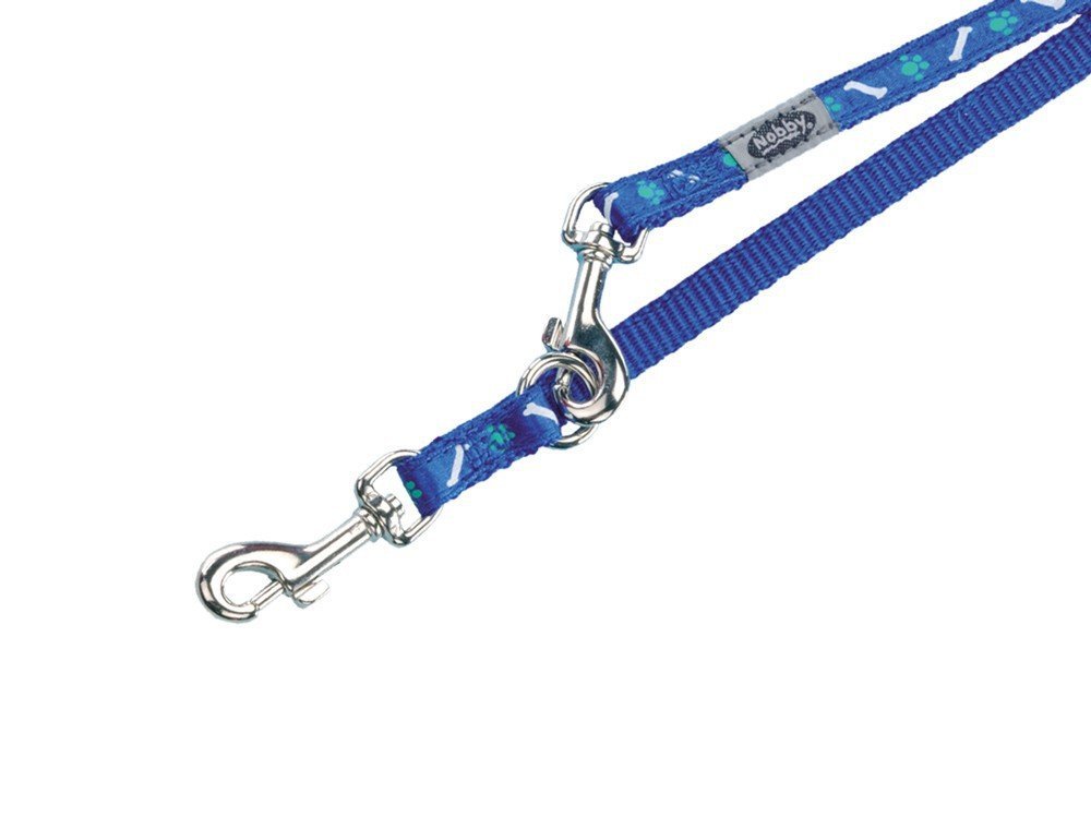 Nobby MINI textilní vodítko 200cm / 10mm modrá 1 balení