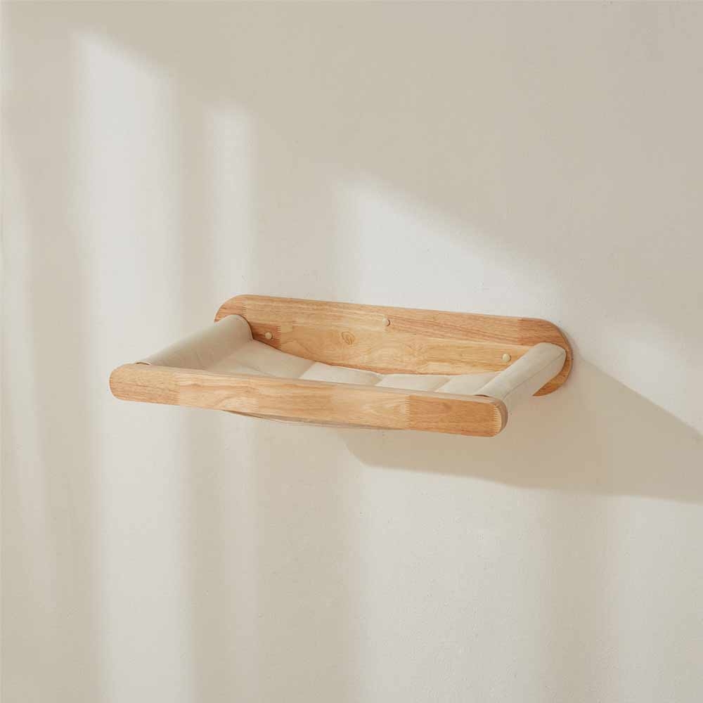 Nobby Nástěnný prvek - houpací síť LOU 60 x 33 x 12 cm krémová 1 balení