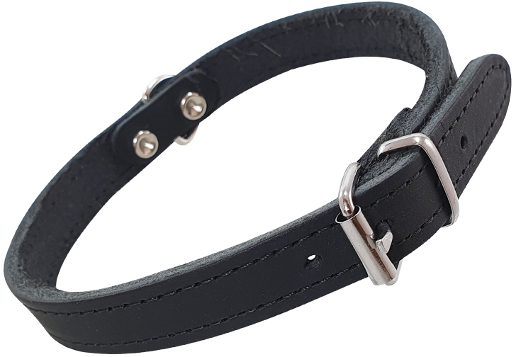 Nobby kožený obojek TABIL vel. S 30-35 cm černá 1 balení