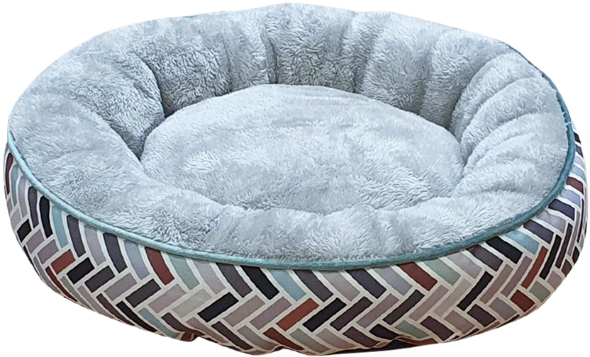 Nobby Classic kulatý pelíšek TONIS světle šedá 50x15cm 1 balení