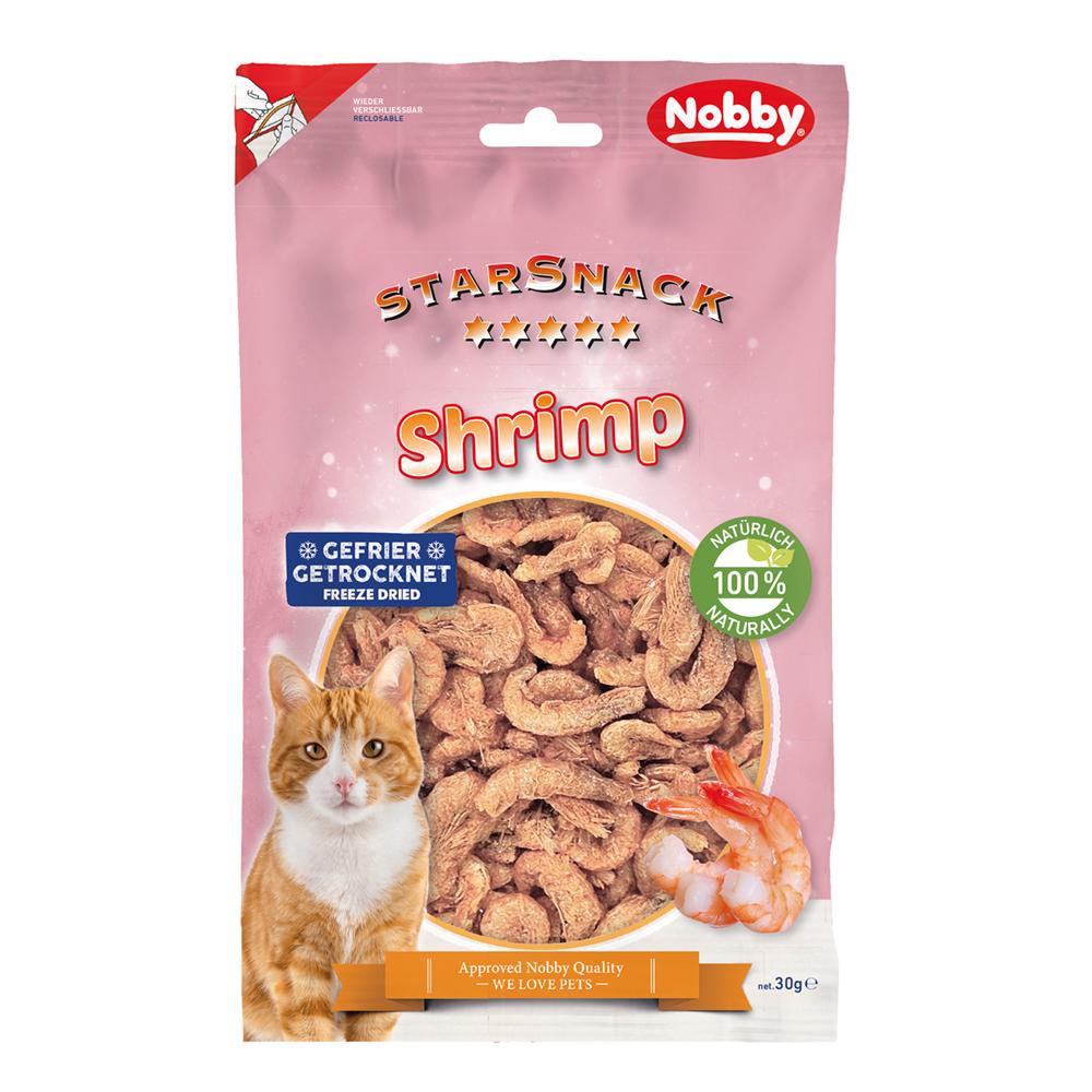 Nobby StarSnack Cat Krevety mrazem sušené 30 g 1 balení