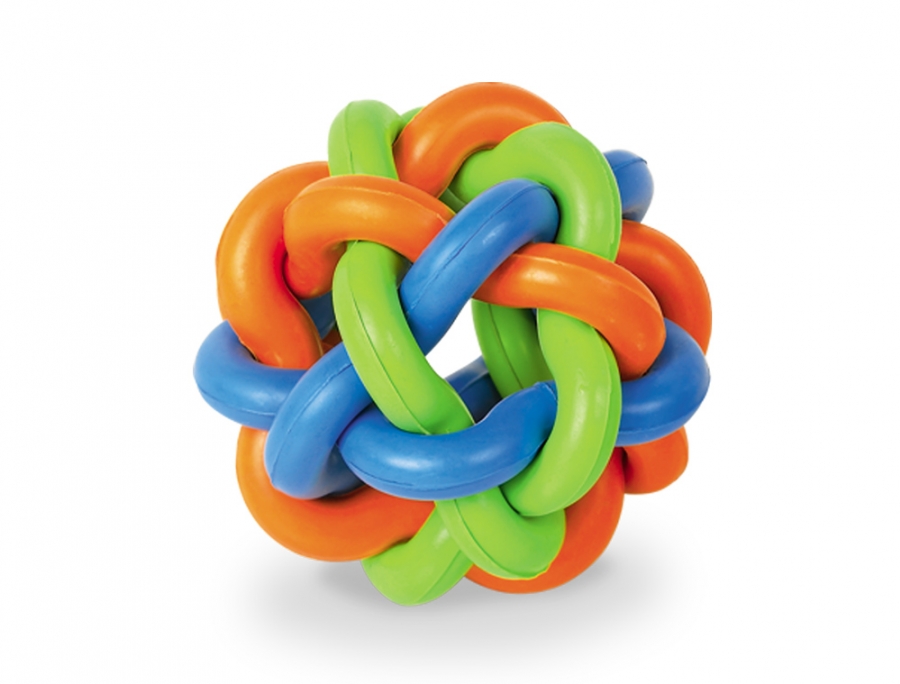 Nobby Ruber Line gumový propletený míč 9,5cm 1 balení