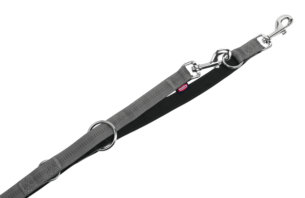 Nobby SOFT GRIP vodítko přepínací 200cm / 20mm tmavě šedá 1 balení