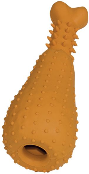 Nobby hračka pro psy kuřecí stehýnko silná guma 15,5 cm 1 balení