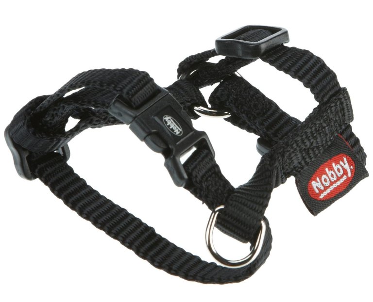 Nobby CLASSIC postroj nylon L-XL 70-90cm / 25mm černá 1 balení
